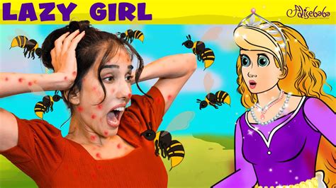the lazy girl story|Lazy Girl and Mother Holle's Big Surprise .